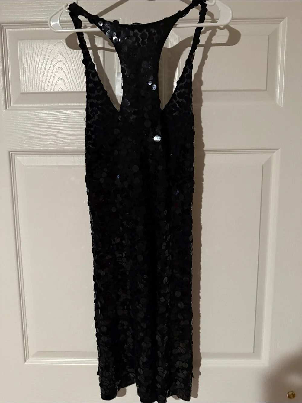 The Limited Black Sequin Tank Dress